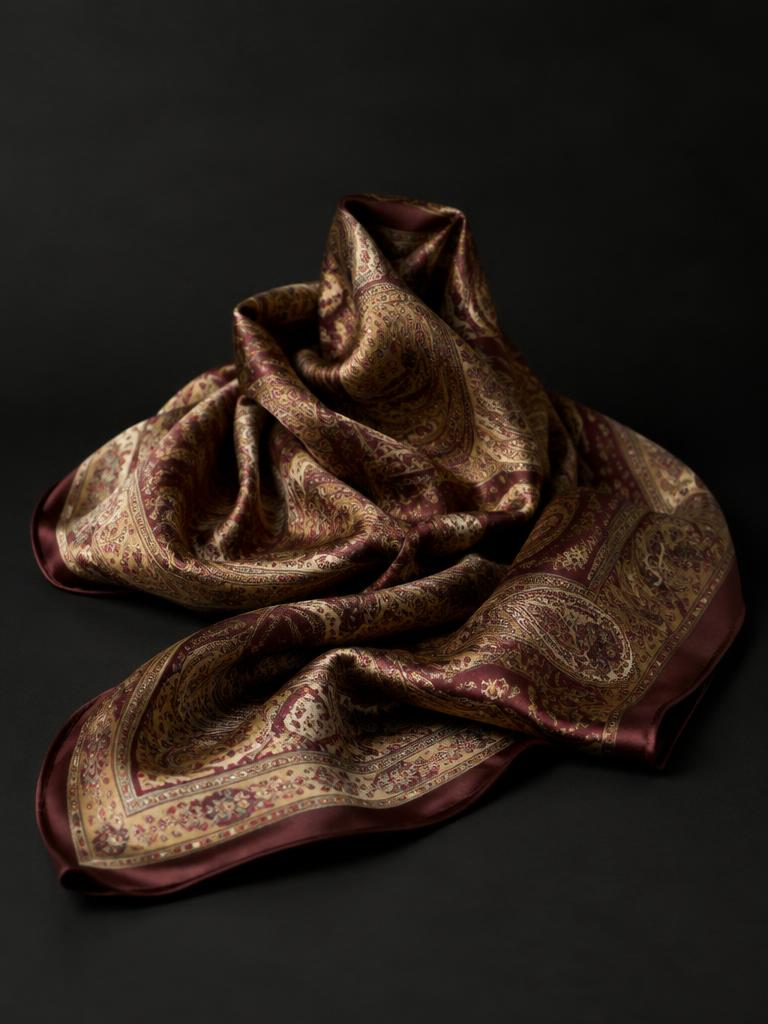 Silk Paisley Scarf